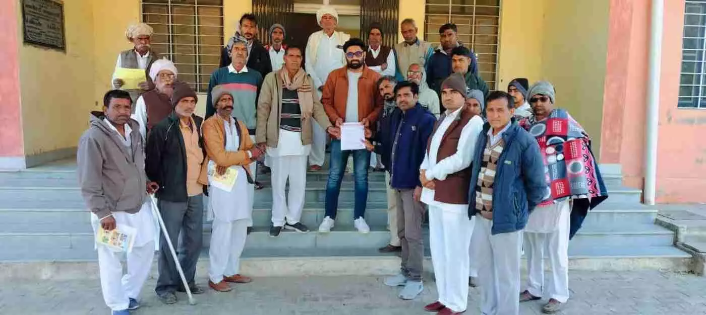 नोहर: किसानों की हुंकार, सिंचाई पानी और बिजली संकट को लेकर भारतीय किसान संघ ने खोला मोर्चा