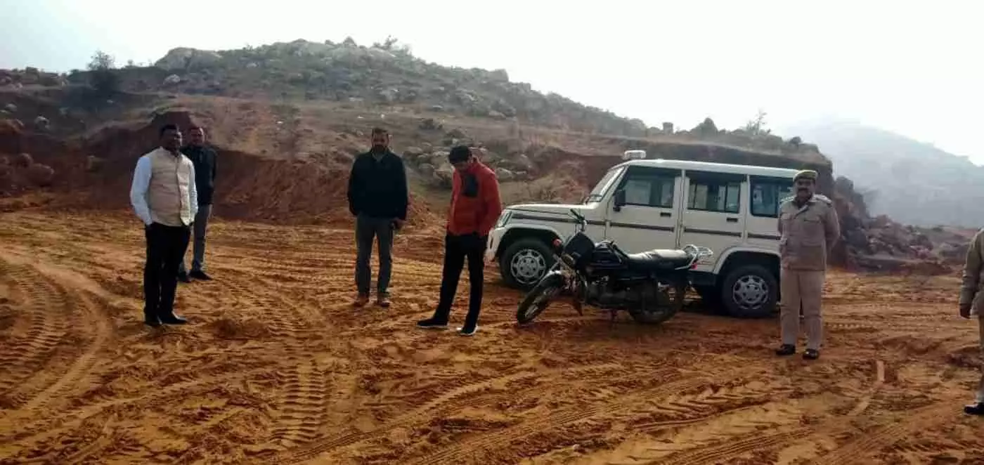 गंगापुर सिटी में अवैध खनन पर प्रशासन का बड़ा प्रहार: पांच वाहन जब्त, लाखों का जुर्माना