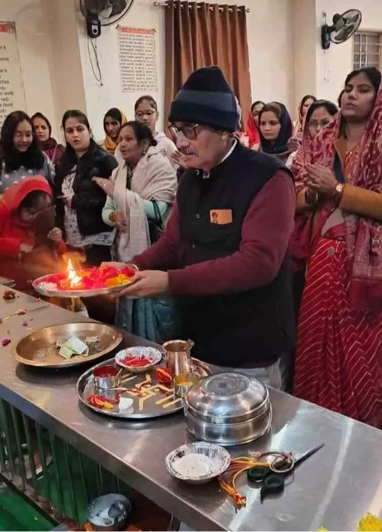 कोटा: माँ दधिमती के जयकारों से गुंजायमान हुआ दधीचि छात्रावास, पौष बड़ा महोत्सव में उमड़ा आस्था का सैलाब