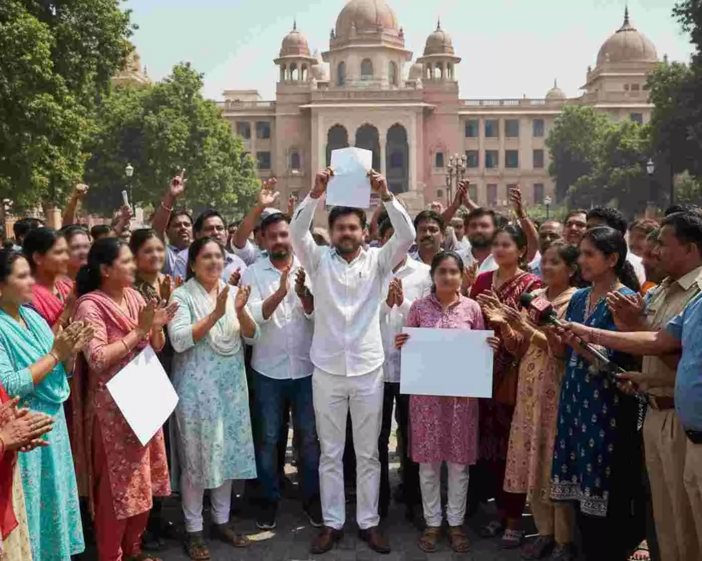Ai generated image-जयपुर: राजस्थान हाईकोर्ट का ऐतिहासिक निर्णय, अब निजी स्कूलों में प्री-प्राइमरी से ही मिलेगा RTE का हक Ai generated image-जयपुर: राजस्थान हाईकोर्ट का ऐतिहासिक निर्णय, अब निजी स्कूलों में प्री-प्राइमरी से ही मिलेगा RTE का हक