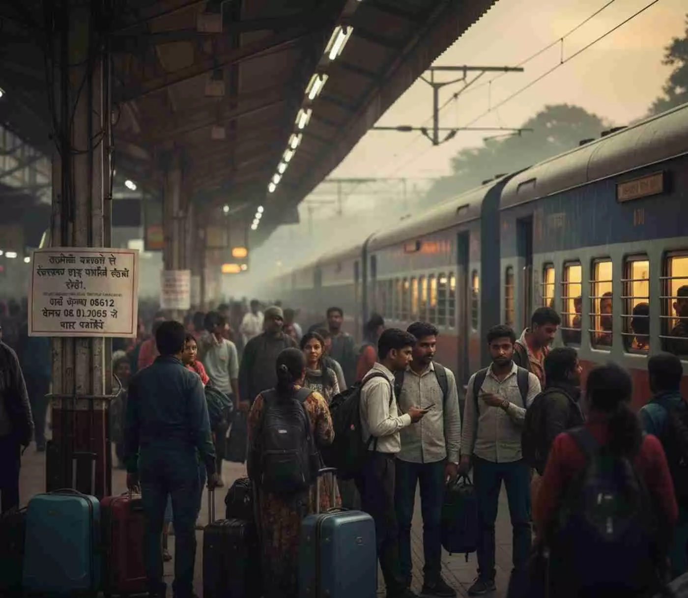 Ai generated image.अजमेर-सांतरागाछी एक्सप्रेस के पहियों की बदली राह: रांची और लोहरदगा के यात्रियों की बढ़ेंगी मुश्किलें Ai generated image.अजमेर-सांतरागाछी एक्सप्रेस के पहियों की बदली राह: रांची और लोहरदगा के यात्रियों की बढ़ेंगी मुश्किलें