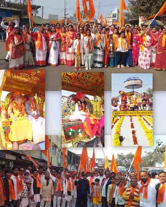 प्रतापगढ़ में गूंजा भक्ति का शंखनाद: जगद्गुरु रामानंदाचार्य की 726वीं जयंती पर बैरागी समाज ने निकाली भव्य शोभायात्रा
