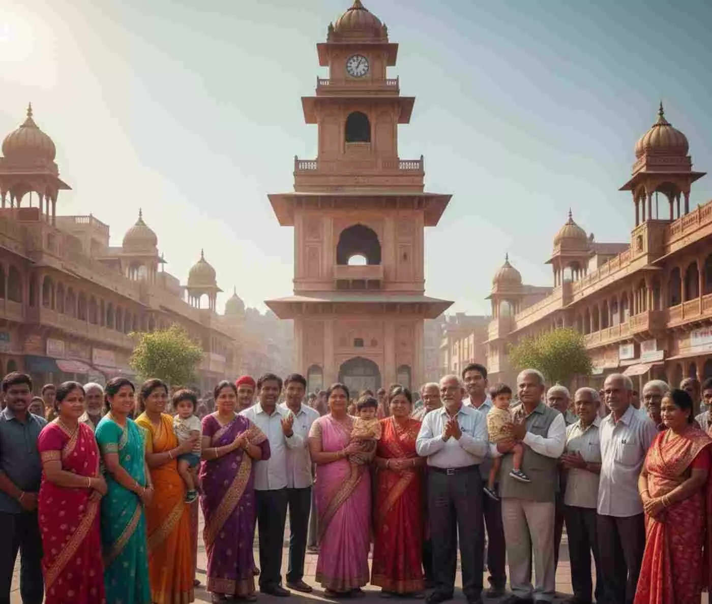 Ai generated image.भीलवाड़ा: गिव अप अभियान में जिले का ऐतिहासिक परचम, अपात्रों के त्याग से खुले पात्रों की खुशहाली के द्वार