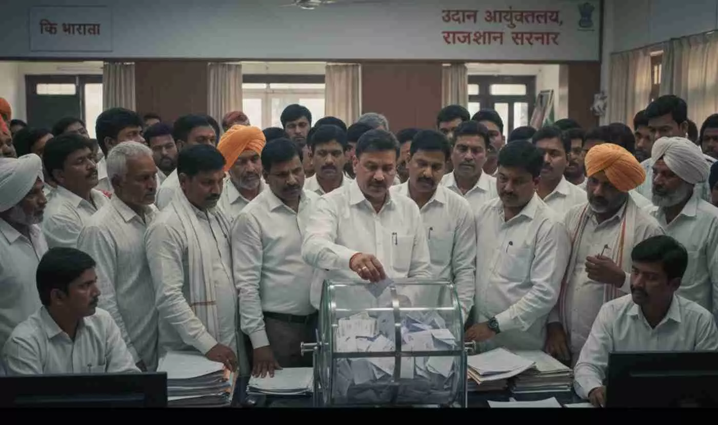 Ai generated image.भीलवाड़ा में संरक्षित खेती का सपना होगा साकार: पॉली हाउस और शेडनेट हाउस के लिए लॉटरी प्रक्रिया संपन्न