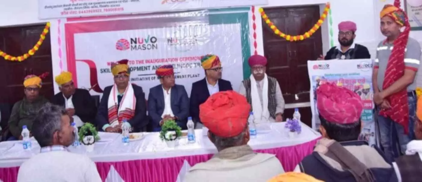 चित्तौड़गढ़: न्युवोको की पहल से संवरेगा राजमिस्त्रियों का भविष्य, लोटोटी में न्युवो मेसन कार्यक्रम का शंखनाद