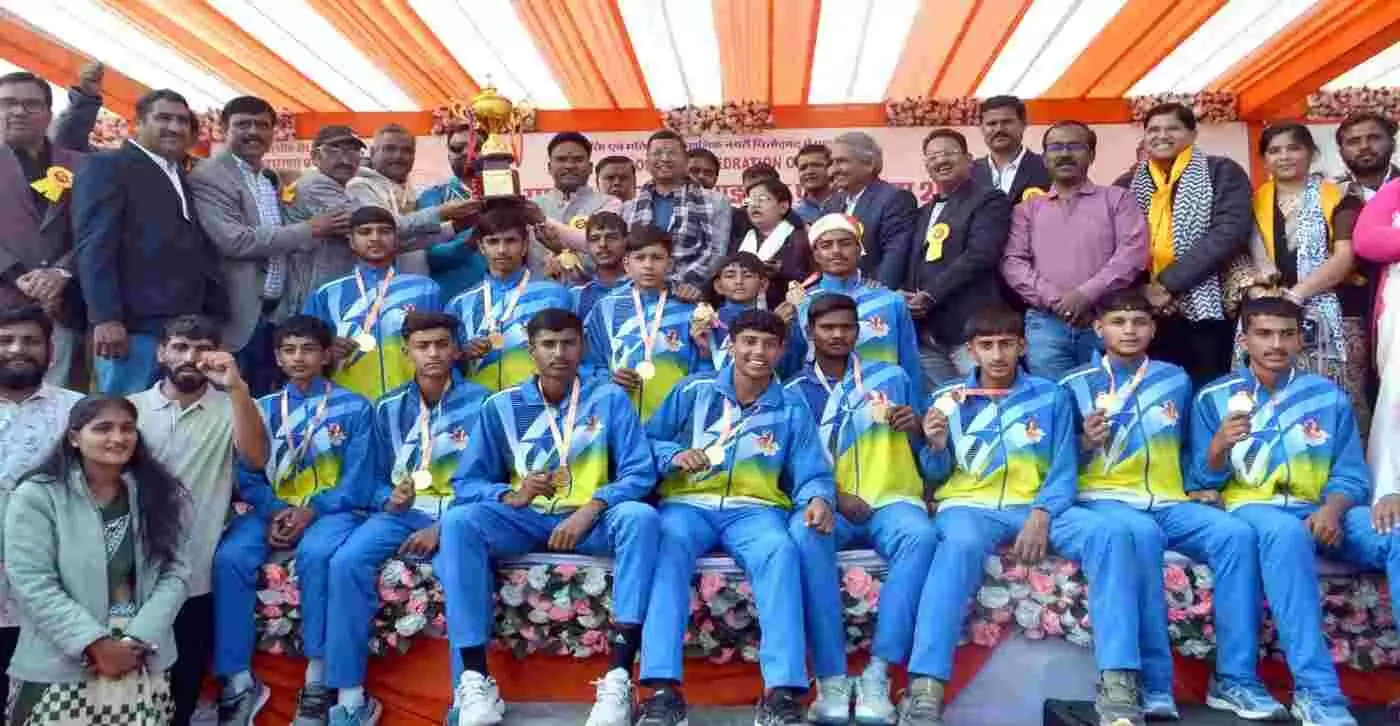 चित्तौड़गढ़ में राष्ट्रीय हैंडबॉल का महाकुंभ संपन्न: राजस्थान बना जनरल चैंपियन, विधायक आक्या ने खेल अधोसंरचना के विस्तार का दिया भरोसा