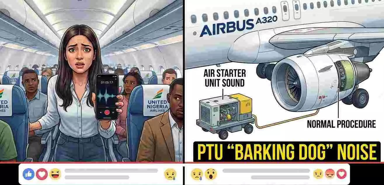 A mysterious noise echoed inside the flight. Did a 27-second video expose Nigerian Airlines misdeeds Ai generated Image A mysterious noise echoed inside the flight. Did a 27-second video expose Nigerian Airlines misdeeds Ai generated Image