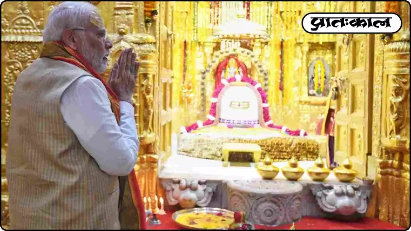 आस्था और अस्मिता का संगम: सोमनाथ की चौखट पर मोदी; प्रथम ज्योतिर्लिंग के अभिषेक से शुरू हुआ