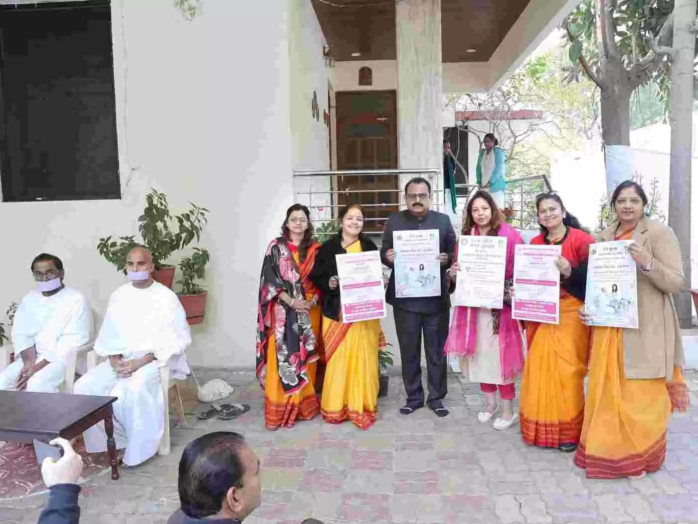 राजसमंद: जिला कलक्टर आवास पर गूंजी मुनिश्री की ओजस्वी वाणी, शांति और संस्कारों का दिया संदेश