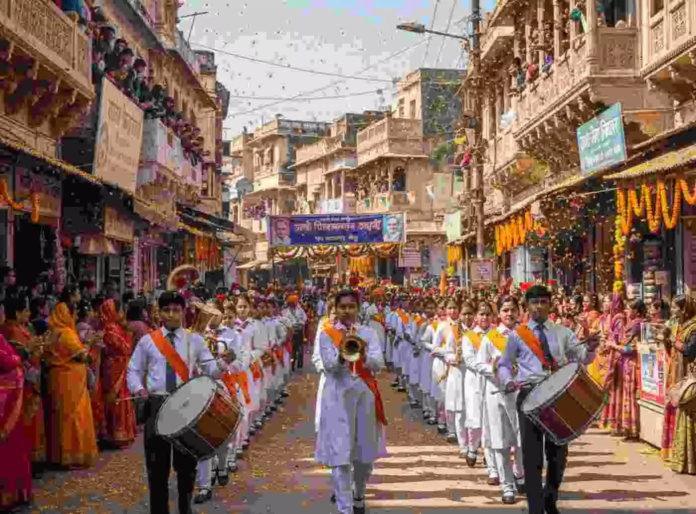 Ai generated image.बेगूँ: स्वामी विवेकानंद जयंती पर घोष की गूँज के साथ निकलेगा भव्य पथ संचलन, नगर में उत्साह का माहौल