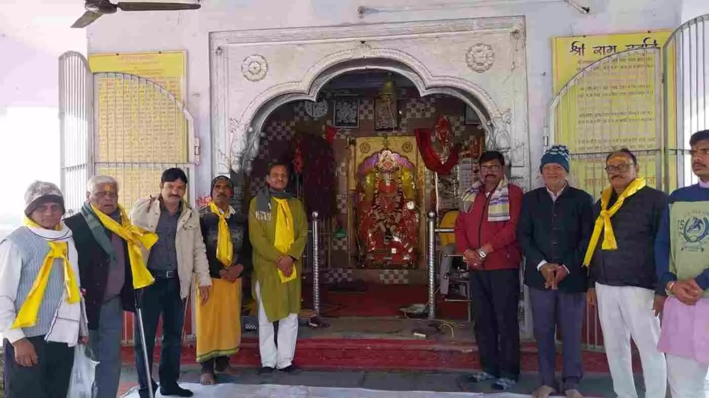 डीग: बुर्जा वाले हनुमान मंदिर में भक्ति का सैलाब, पौष बड़े के प्रसाद के साथ गूंजे सुंदरकांड के स्वर