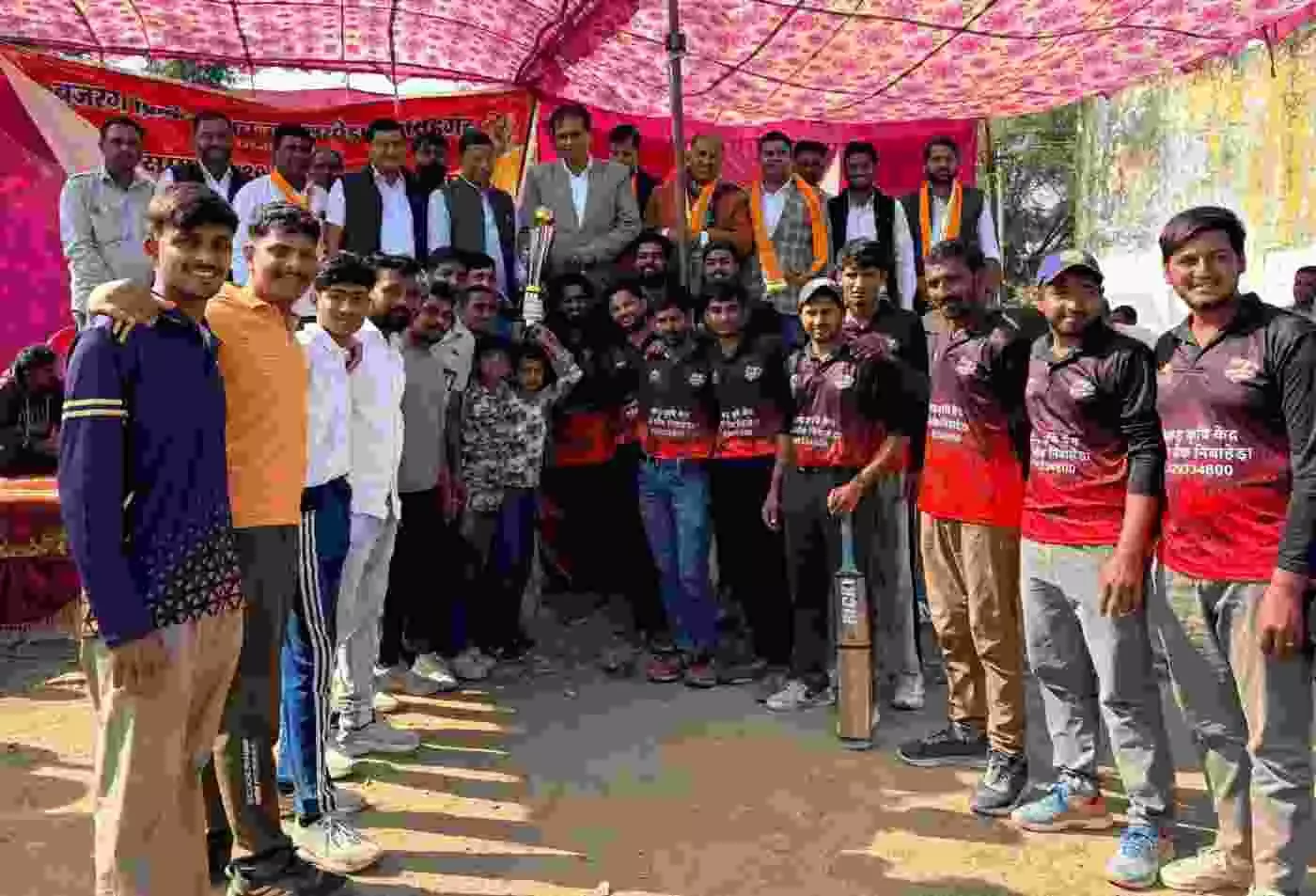 निंबाहेड़ा: धाकड़ समाज क्रिकेट प्रतियोगिता में उखलिया का दबदबा, विधायक कृपलानी ने दी खेल मैदान को बाउंड्री वॉल की सौगात