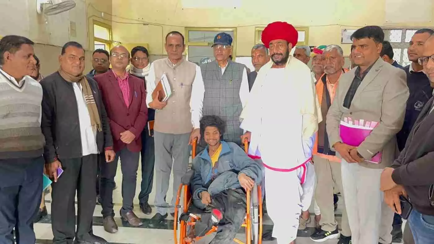 झालावाड़: प्रभारी मंत्री ओटाराम देवासी की संवेदनशीलता से दिव्यांग विशाल के जीवन में आया नया सवेरा झालावाड़: प्रभारी मंत्री ओटाराम देवासी की संवेदनशीलता से दिव्यांग विशाल के जीवन में आया नया सवेरा