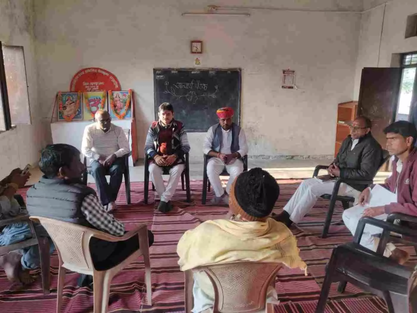 लसाडिया: विद्या निकेतन में जिला सचिव का प्रवास, विद्यालय विकास और शैक्षिक उन्नयन पर मंथन