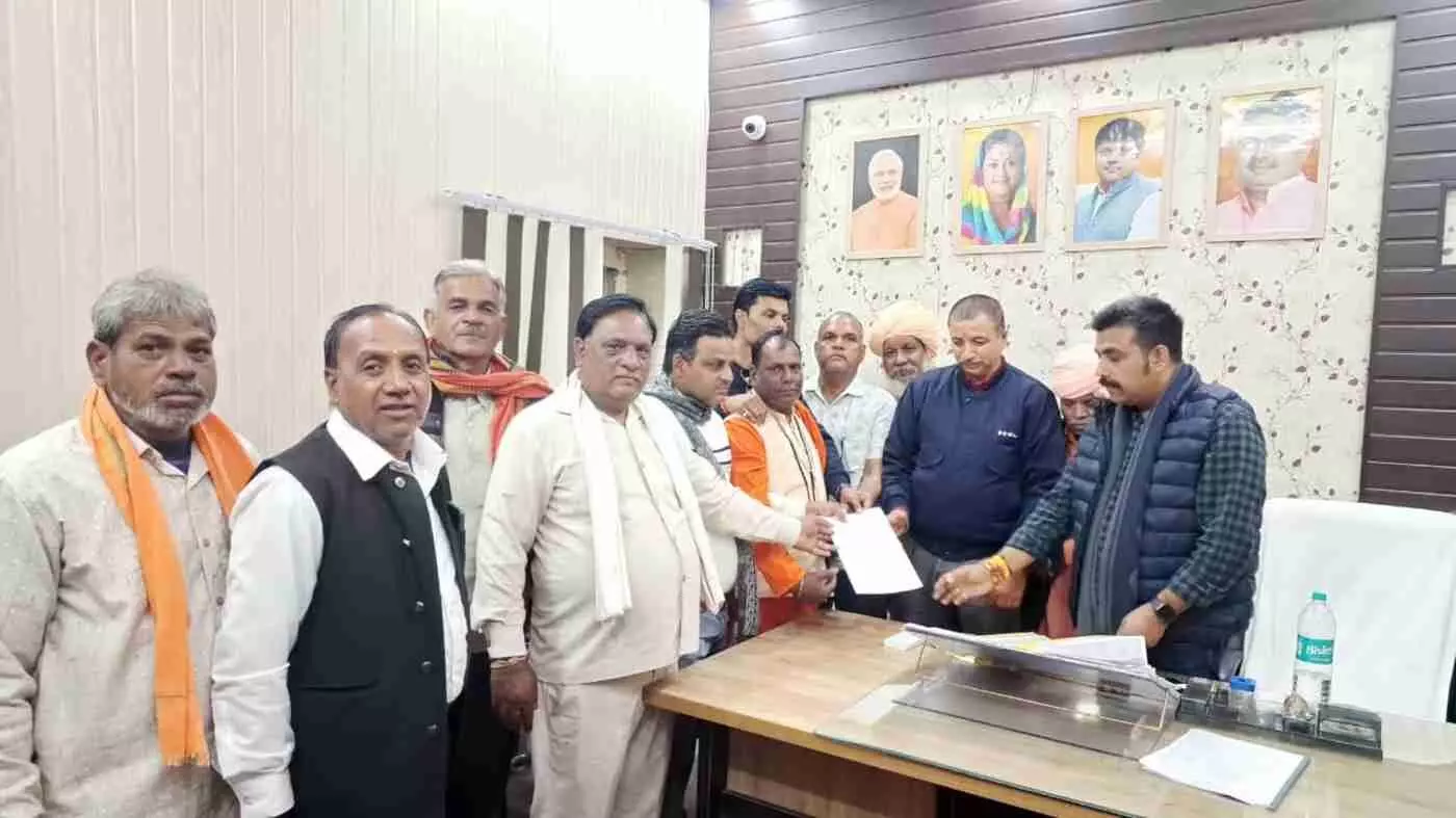 झालावाड़: आस्था के केंद्र पर संकट, नाथ समाज ने नाले के जीर्णोद्धार हेतु नगर परिषद में दी दस्तक
