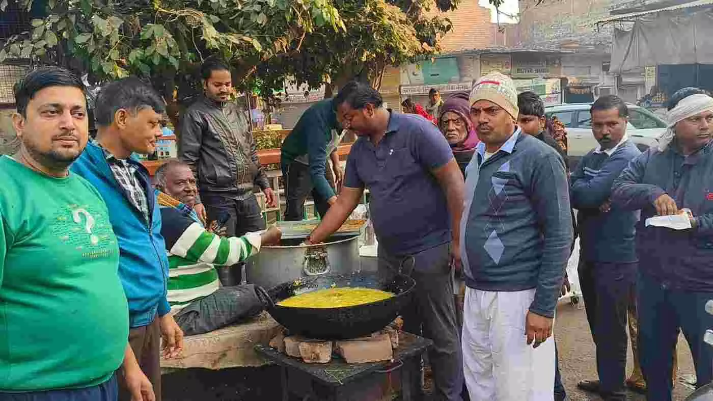 बयाना में मकर संक्रांति पर आस्था का सैलाब: दान-पुण्य और सेवा भाव से सराबोर हुआ समूचा क्षेत्र