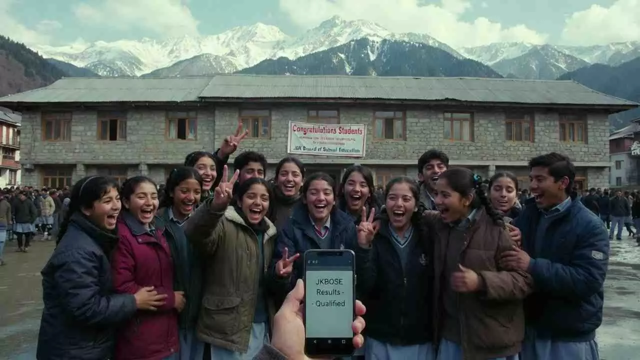 JKBOSE 10th and 12th results declared AI Generated Image JKBOSE 10th and 12th results declared AI Generated Image