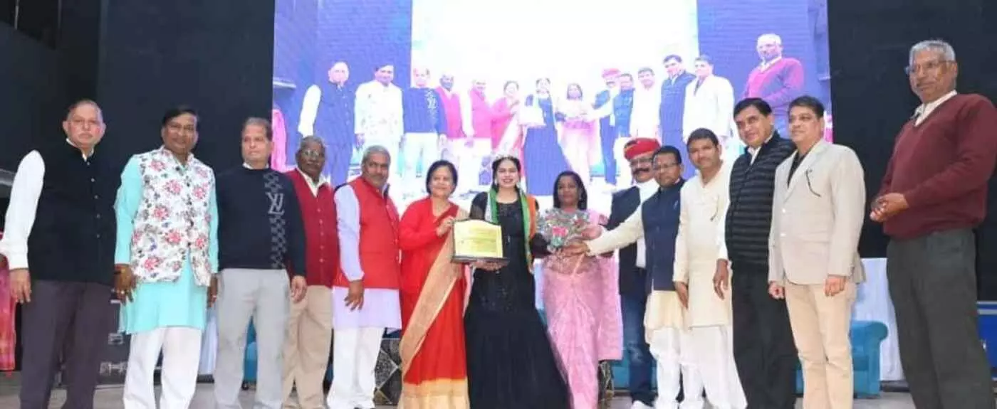 भीलवाड़ा में प्रतिभाओं का महाकुंभ: फैशन आईकॉन जया चौहान का भव्य नागरिक अभिनंदन, सुरों और संस्कृति की शाम में उमड़ा जनसैलाब