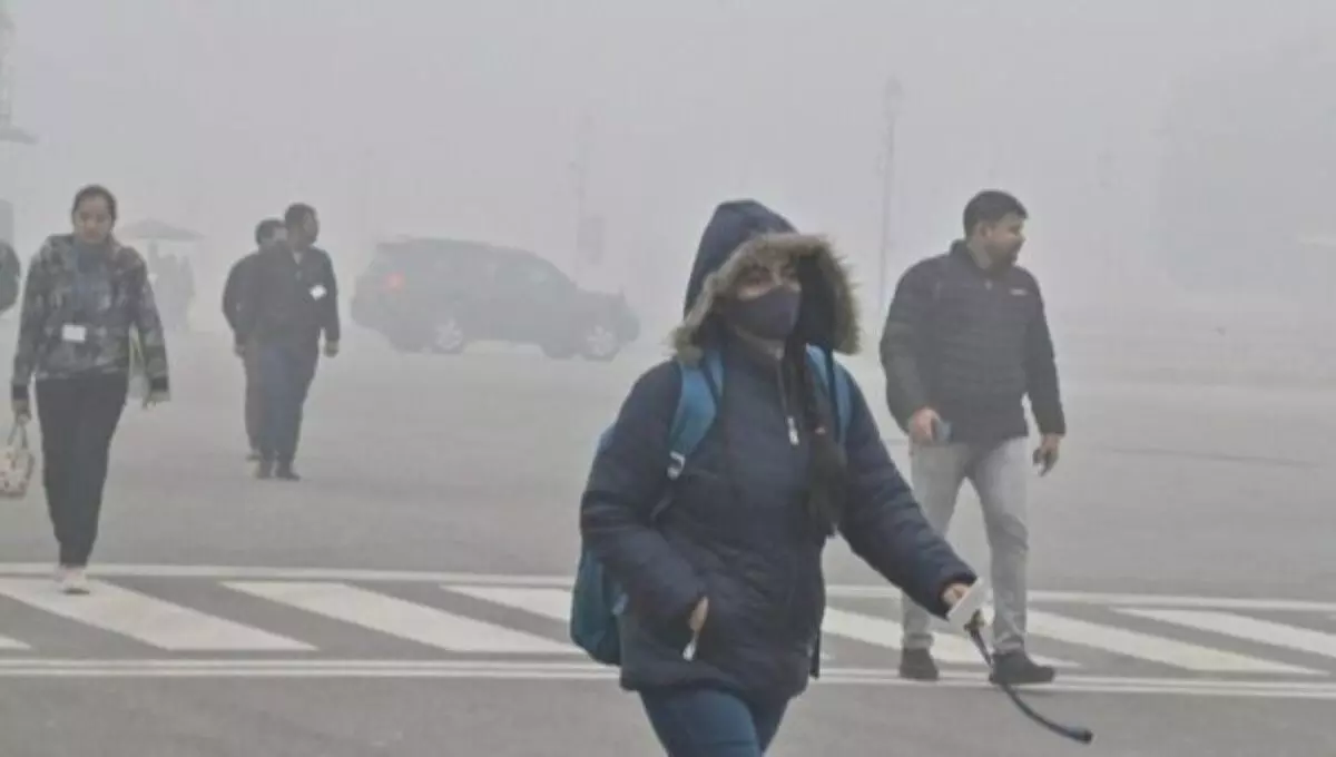 A double blow of chill and zero visibility A double blow of chill and zero visibility