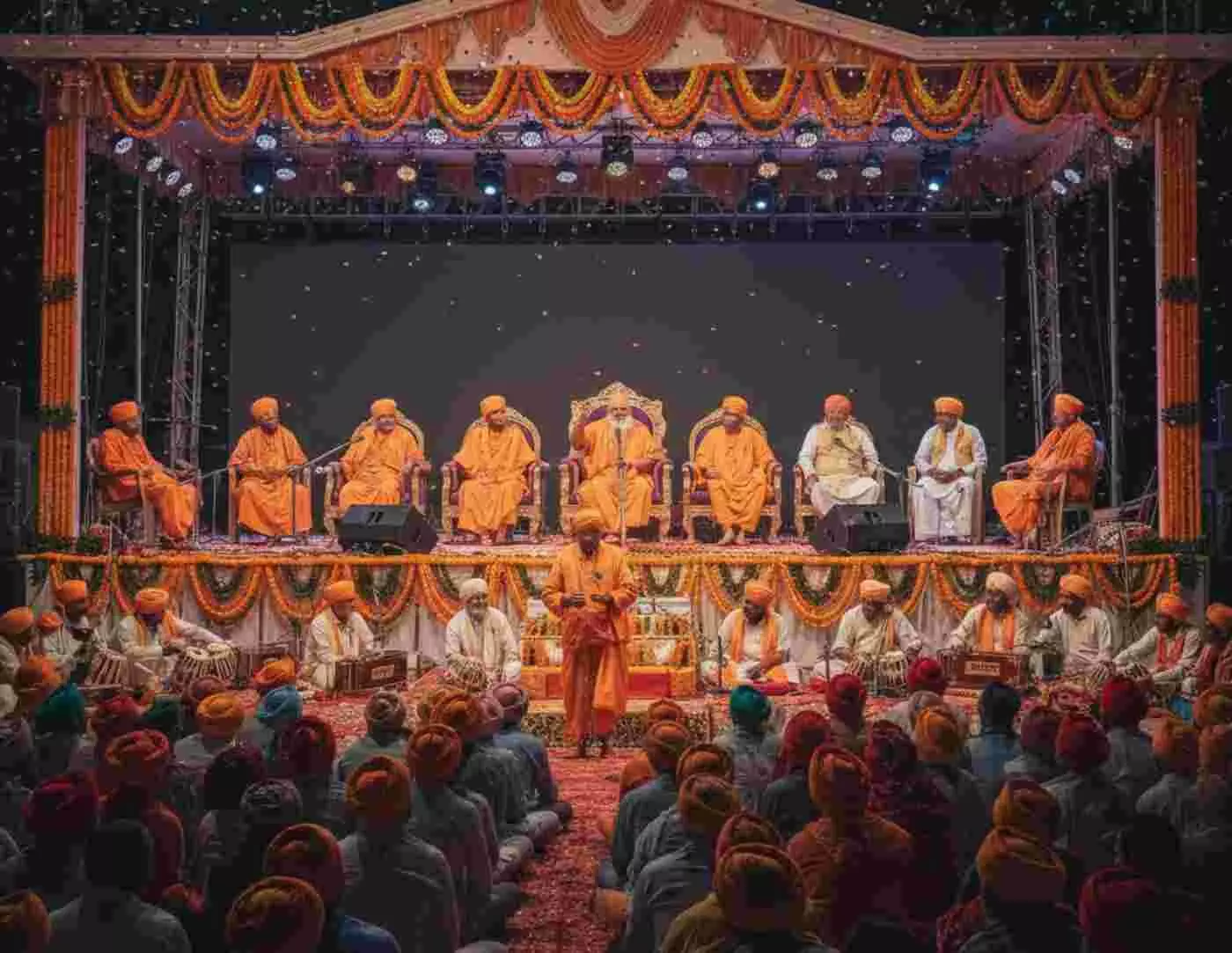 Ai generated image.खेरवाड़ा में उमड़ा आस्था का सैलाब: संतों के सान्निध्य में वनवासी कल्याण परिषद की भजन संध्या ने रचा इतिहास Ai generated image.खेरवाड़ा में उमड़ा आस्था का सैलाब: संतों के सान्निध्य में वनवासी कल्याण परिषद की भजन संध्या ने रचा इतिहास