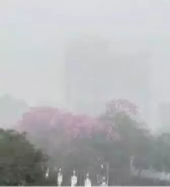 Natures double-barreled vigil over South India: drizzle and a mysterious blanket of fog. Natures double-barreled vigil over South India: drizzle and a mysterious blanket of fog.