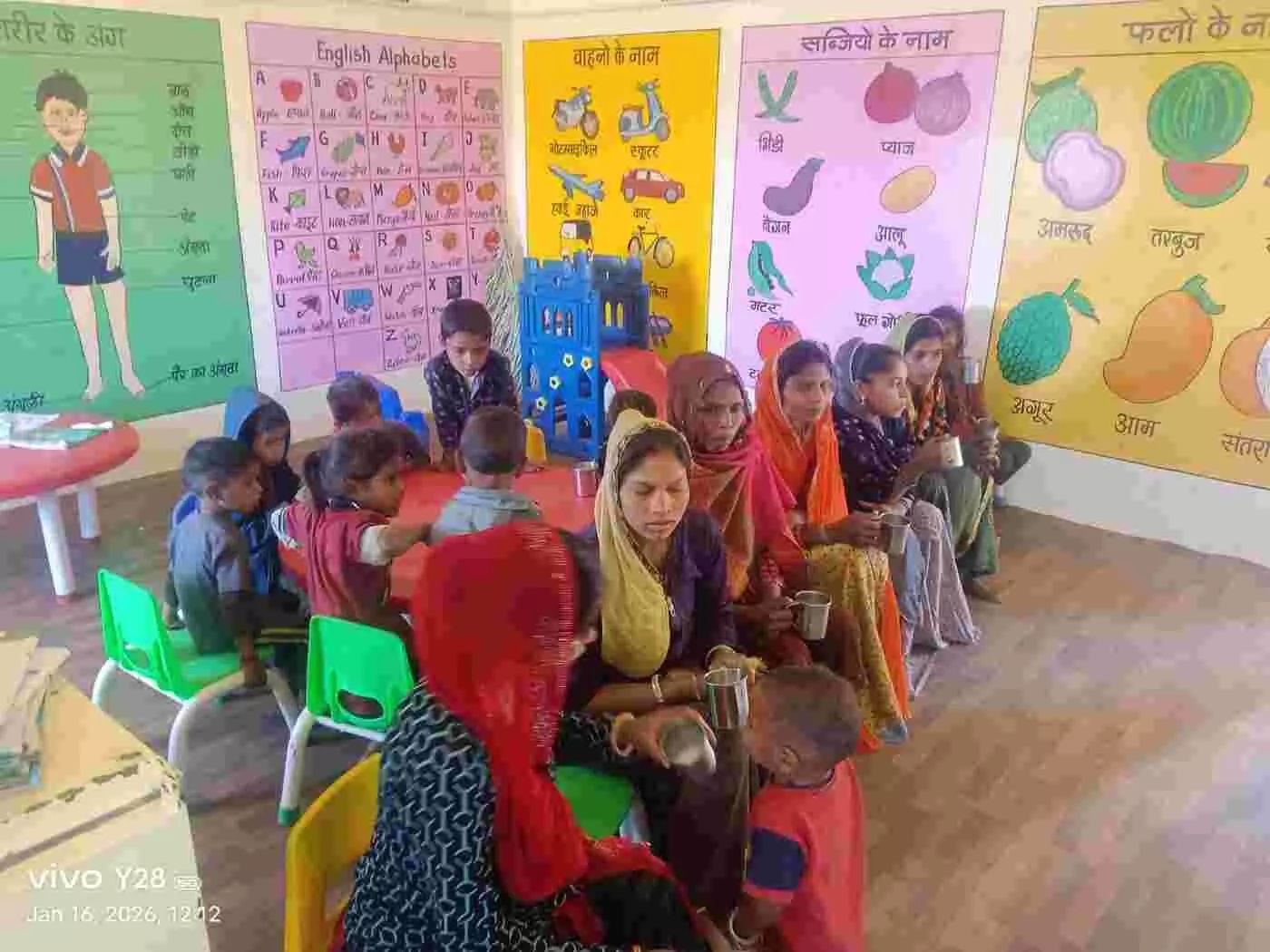 कानोड़: नंदघर आंगनबाड़ी केंद्र पर भावी चैंपियन के स्वास्थ्य को लेकर जतन संस्थान की अनूठी पहल कानोड़: नंदघर आंगनबाड़ी केंद्र पर भावी चैंपियन के स्वास्थ्य को लेकर जतन संस्थान की अनूठी पहल