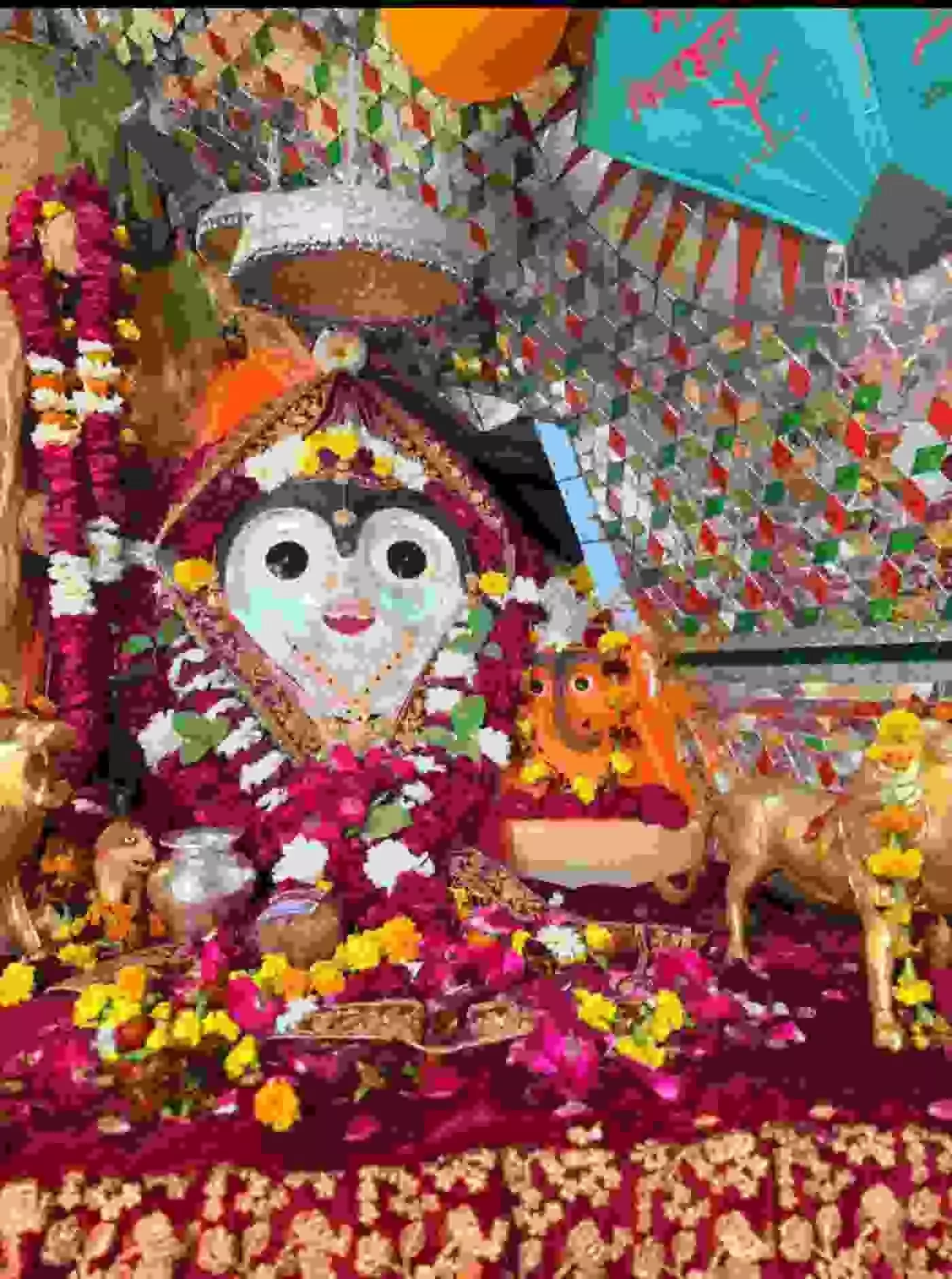 गंगापुर सिटी में उत्साह: इंदरगढ़ माता दरबार में सजेगा 111 मीटर चुनरी का भव्य महोत्सव