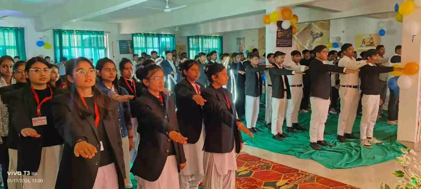 बयाना: श्री नर्सिंग जीएनएम इंस्टीट्यूट में गूंजी नशे के खिलाफ हुंकार, फ्रेशर पार्टी में विद्यार्थियों ने लिया जीवन बदलने वाला संकल्प