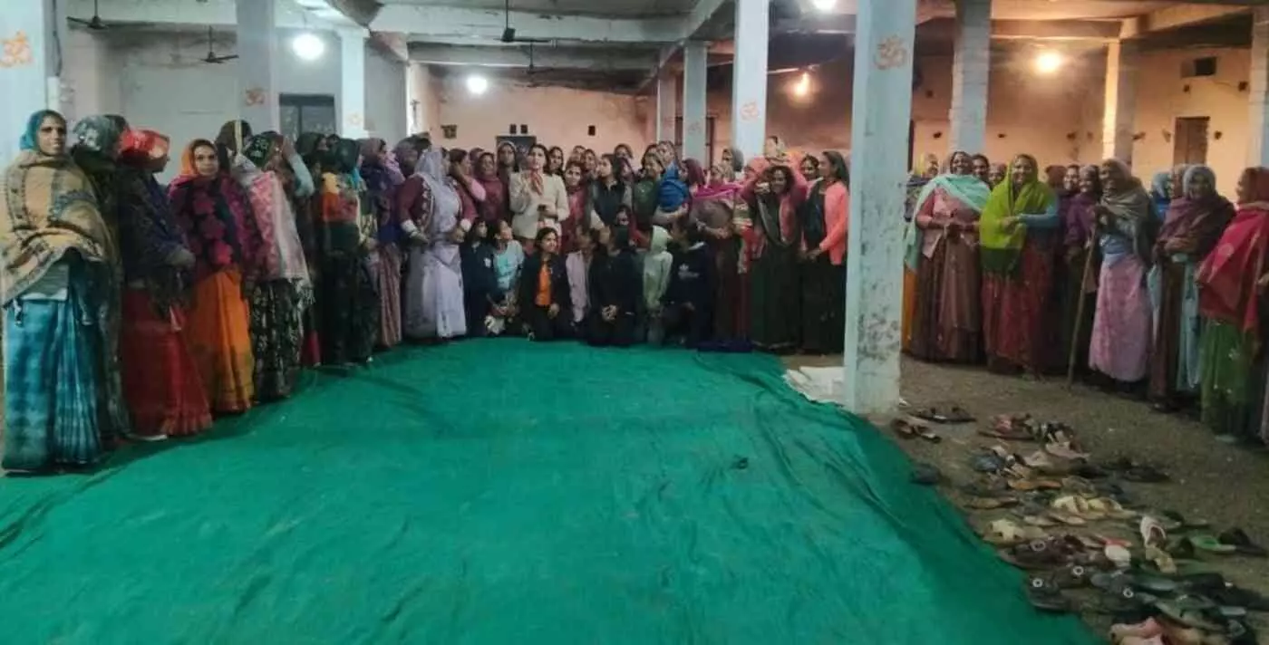 निंबाहेड़ा के लुणखंदा में हिंदू सम्मेलन की गूँज: मातृशक्ति ने थामी तैयारियों की कमान, सफलता के लिए भरी हुंकार
