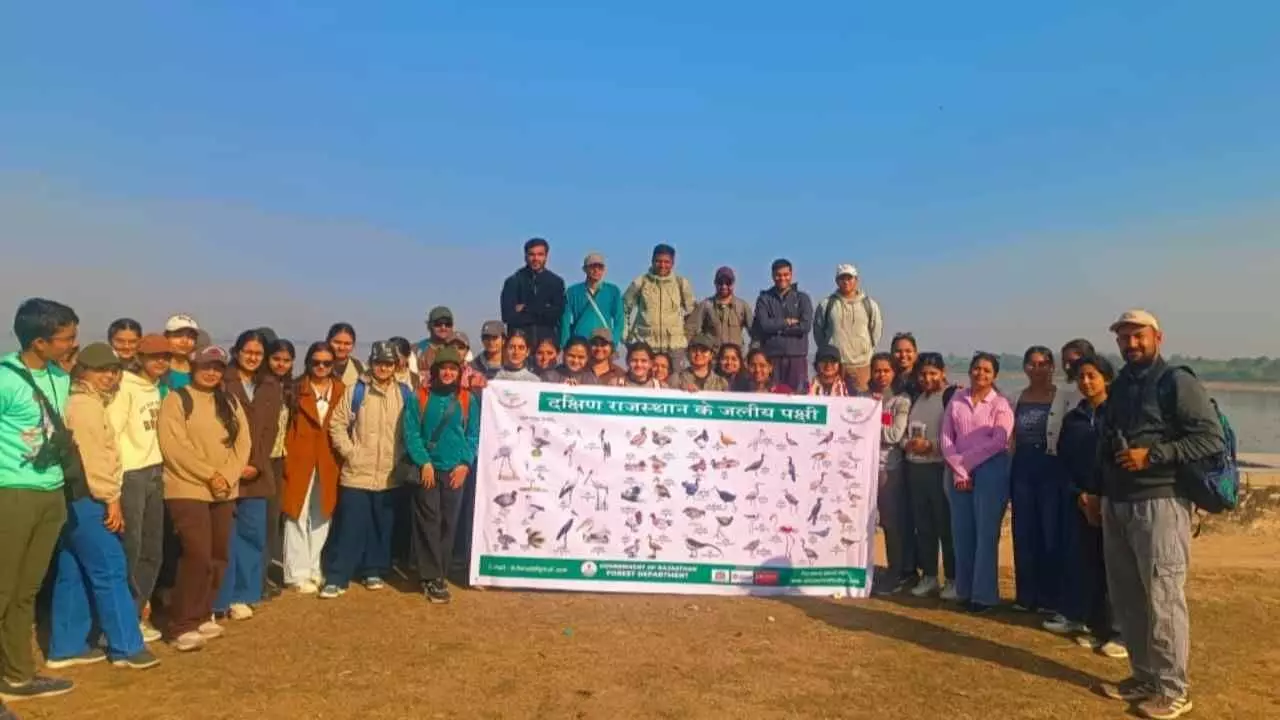 Udaipur Bird Festival: Bird lovers marvel at natures wonders as they arrive from across the seven seas.