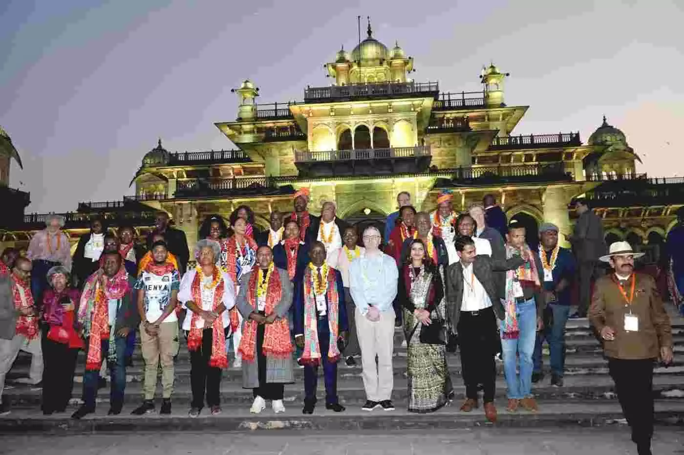 जयपुर की ऐतिहासिक विरासत के कायल हुए 40 देशों के दिग्गज, अल्बर्ट हॉल में देखी विश्व सभ्यताओं की अनूठी झलक