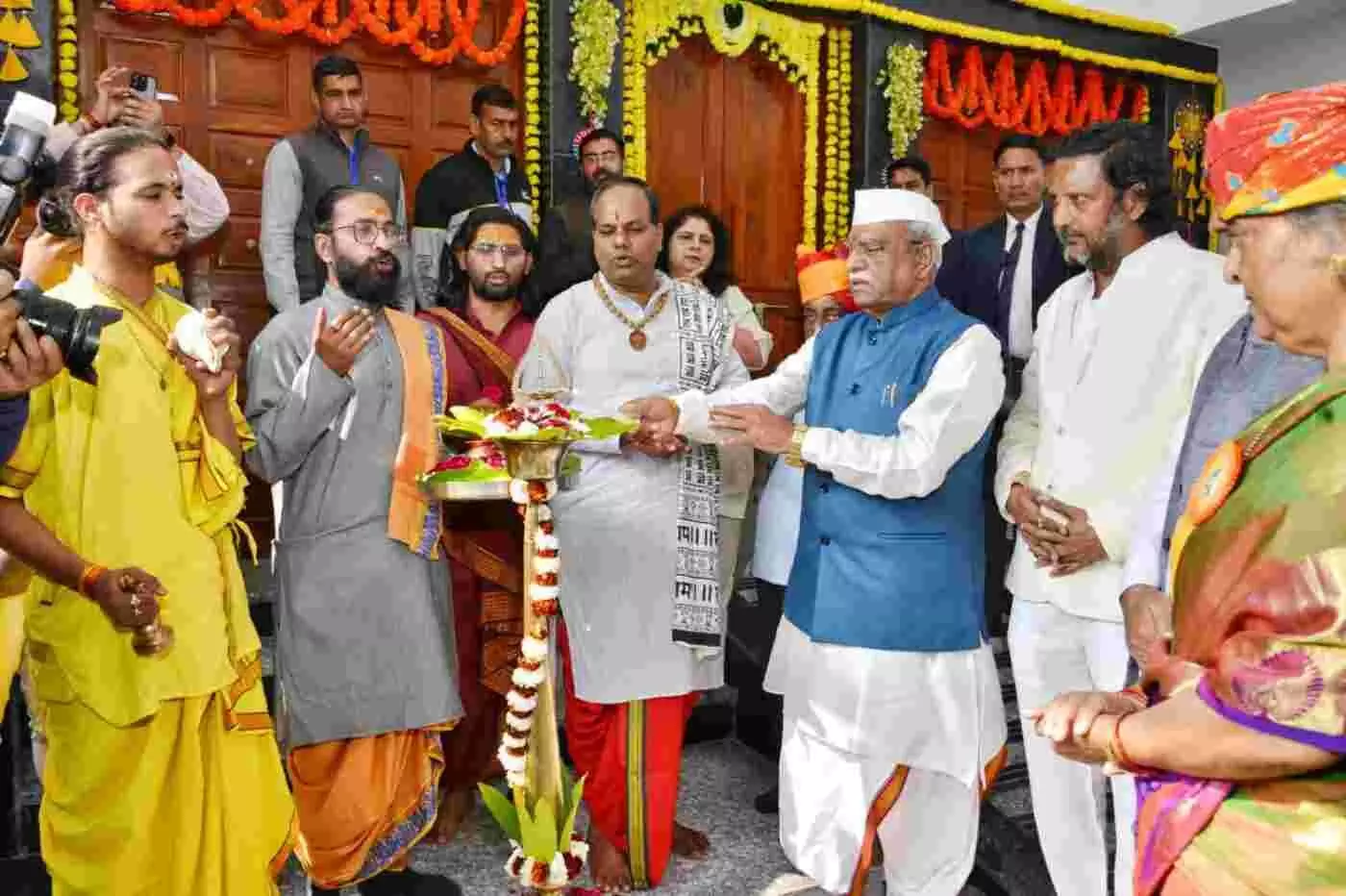 अजमेर के पुष्कर में राज्यपाल बागडे ने किया साईधाम का भव्य आगाज़, भक्ति और आस्था का नया केंद्र बनेगा आकर्षण का केंद्र