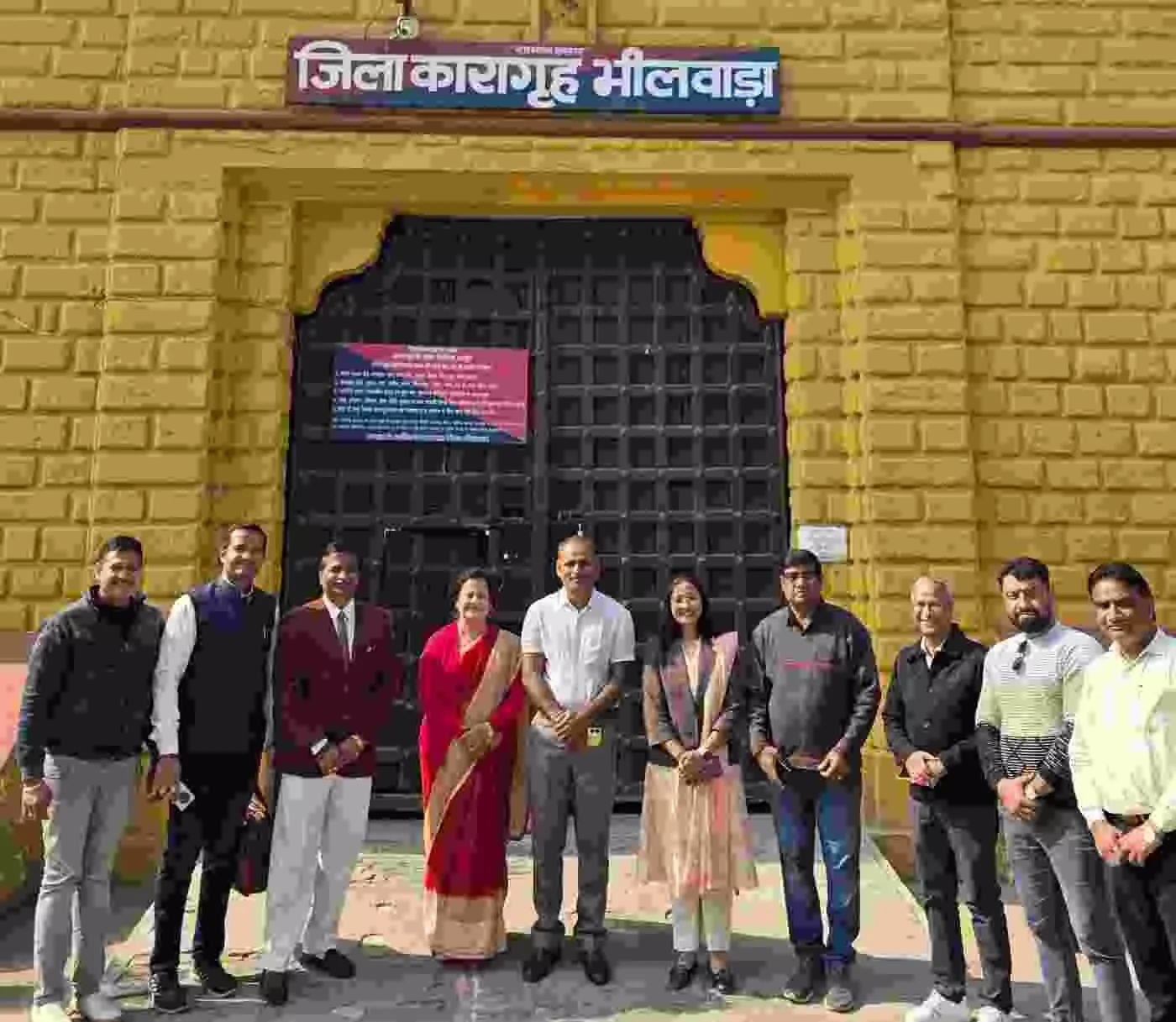 भीलवाड़ा जिला जेल में उपभोक्ता अधिकार समिति की बड़ी दबिश: कैदियों के मानवाधिकारों और व्यवस्थाओं की हुई गहन पड़ताल