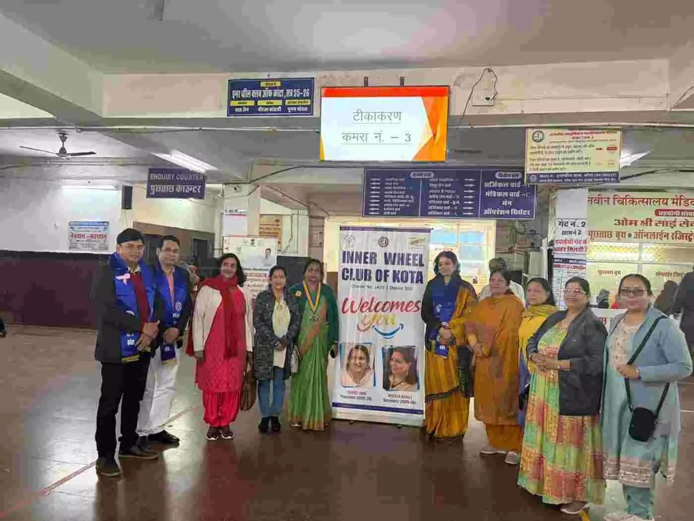 कोटा: न्यू मेडिकल कॉलेज में अब नहीं भटकेंगे मरीज, इनरव्हील क्लब ने डिजिटल डिस्प्ले से बदली अस्पताल की सूरत