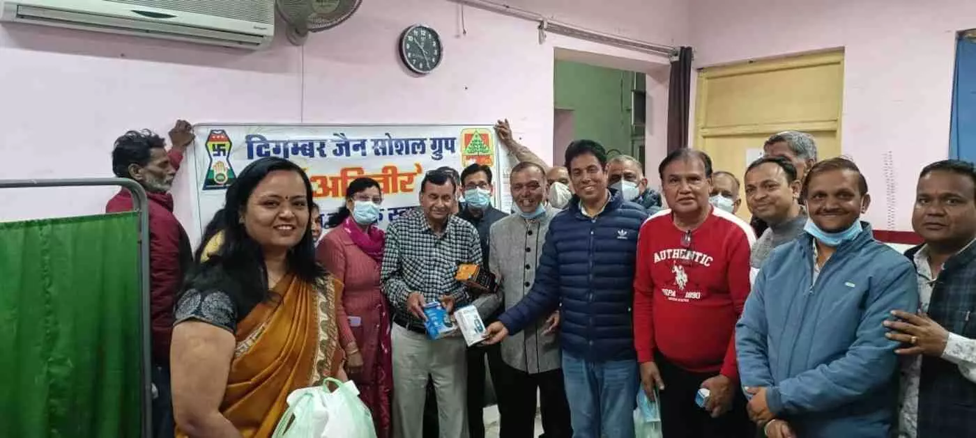 कोटा: सेवा के संकल्प से रोशन हुआ एमबीएस अस्पताल, अतिवीर ग्रुप ने मरीजों के बीच बाँटी खुशियाँ और चिकित्सा उपकरण