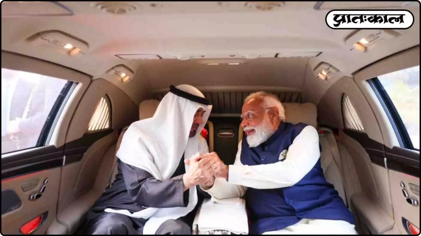 भारत-UAE रिश्तों में नई गर्माहट; मोदी का भाईचारे का संदेश बना चर्चा का विषय भारत-UAE रिश्तों में नई गर्माहट; मोदी का भाईचारे का संदेश बना चर्चा का विषय