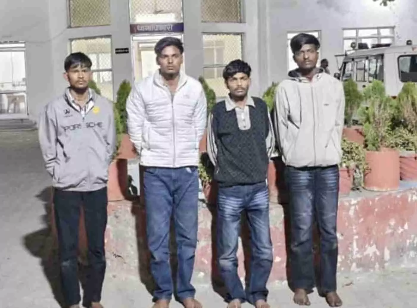 भीलवाड़ा में गुटखा व्यापारी से सनसनीखेज डकैती का पर्दाफाश: खाकी के खौफ से टूटे शातिर बदमाश, 4 गिरफ्तार