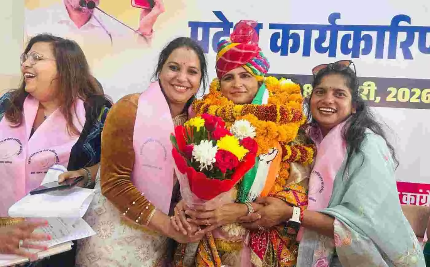 जयपुर में महिला कांग्रेस का हुंकार: महिला सुरक्षा और मनरेगा के मुद्दे पर भाजपा सरकार के खिलाफ आर-पार की जंग का ऐलान