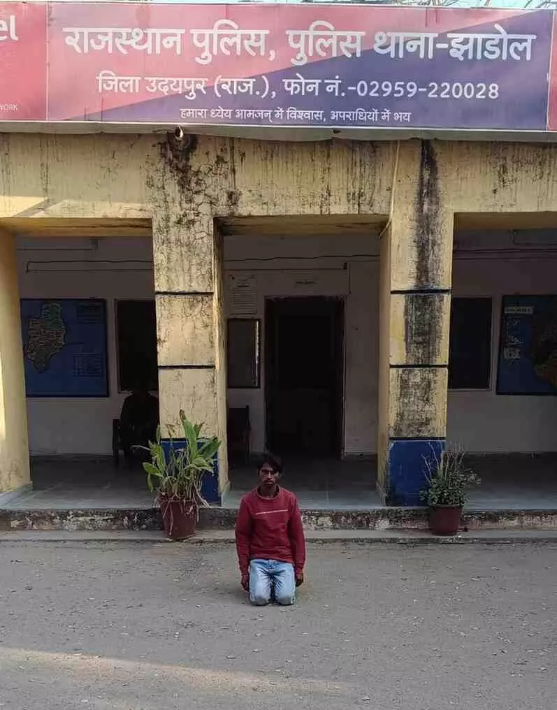 झाड़ोल में खूनी खेल: दूसरी पत्नी के चक्कर में चार बच्चों की मां की बेरहमी से हत्या, हत्यारा पति सलाखों के पीछे