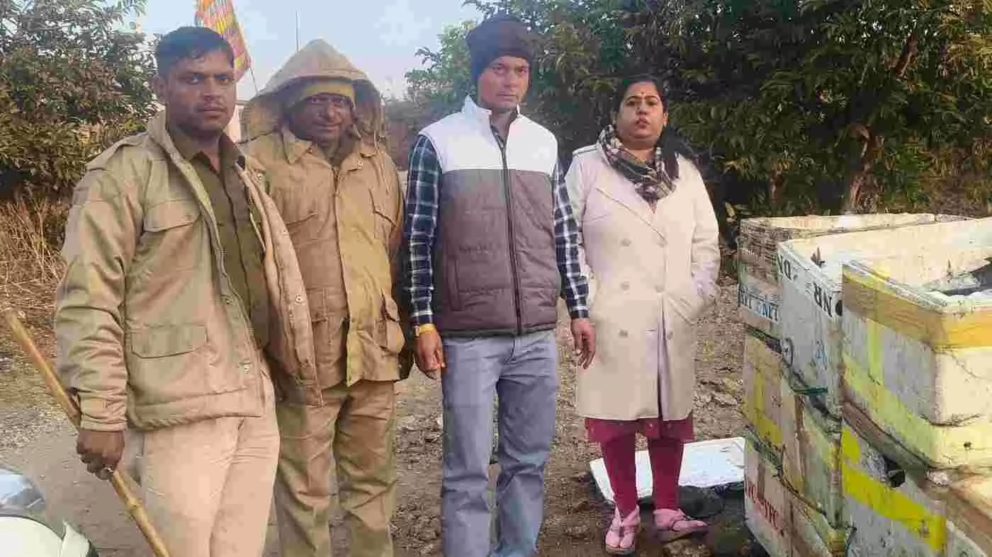 राजसमंद: भीम के बारला चौड़ा तालाब पर मत्स्य विभाग का सर्जिकल स्ट्राइक, माफियाओं में हड़कंप, 400 किलो मछली बरामद राजसमंद: भीम के बारला चौड़ा तालाब पर मत्स्य विभाग का सर्जिकल स्ट्राइक, माफियाओं में हड़कंप, 400 किलो मछली बरामद