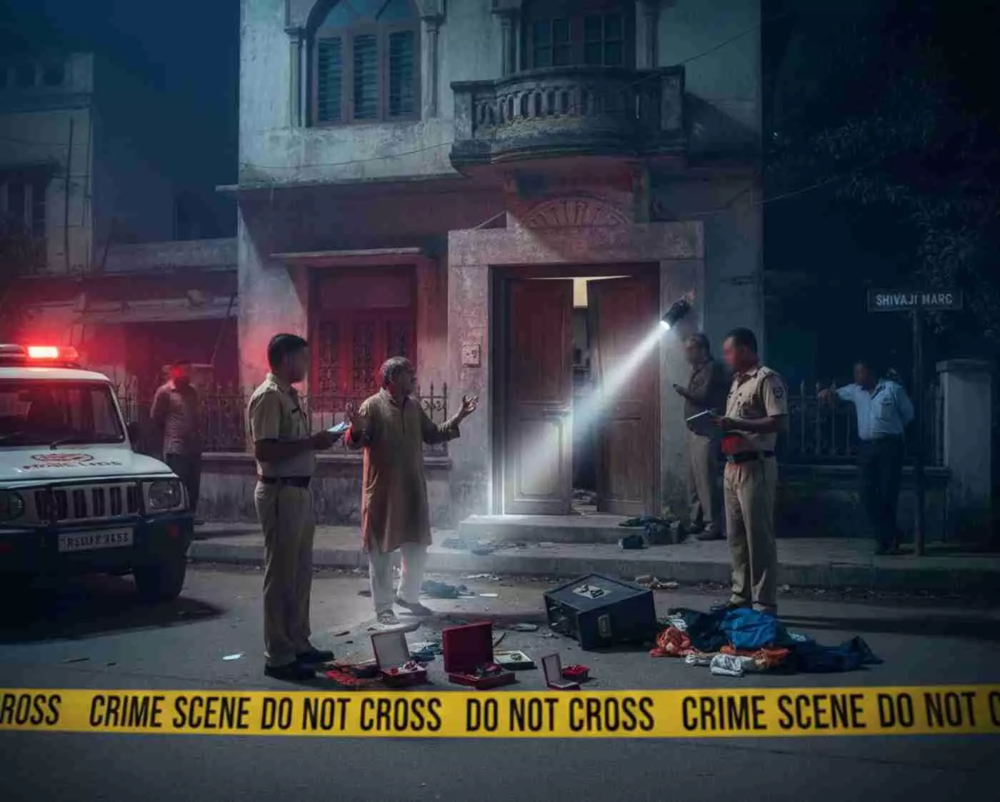 भीलवाड़ा में बेखौफ चोरों का तांडव: पुलिस की सुस्ती के बीच शिवाजी मार्ग पर लाखों की बड़ी डकैती से सनसनी भीलवाड़ा में बेखौफ चोरों का तांडव: पुलिस की सुस्ती के बीच शिवाजी मार्ग पर लाखों की बड़ी डकैती से सनसनी