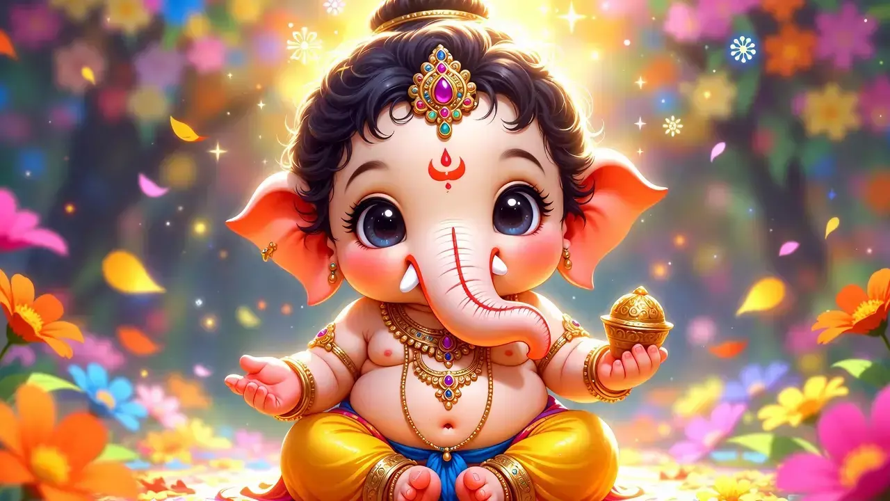 माघी गणेश जयंती 2026 Special Ai generated Bal ganesh photo माघी गणेश जयंती 2026 Special Ai generated Bal ganesh photo