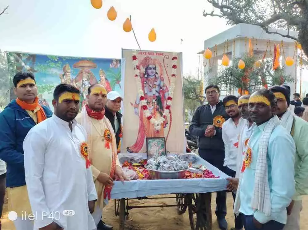 भुसावर में रामलला प्राण प्रतिष्ठा की द्वितीय वर्षगांठ पर उमड़ा श्रद्धा का सैलाब, मनमोहक झांकियों और कलश यात्रा से राममय हुई गलियां भुसावर में रामलला प्राण प्रतिष्ठा की द्वितीय वर्षगांठ पर उमड़ा श्रद्धा का सैलाब, मनमोहक झांकियों और कलश यात्रा से राममय हुई गलियां