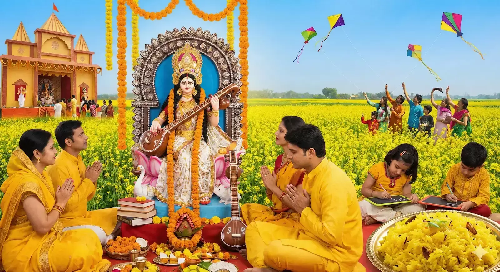 special about Basant Panchami: ठंड की विदाई और ऋतुराज की धांसू एंट्री! आज से बदल जाएगी देश की हवा Ai generated image special about Basant Panchami: ठंड की विदाई और ऋतुराज की धांसू एंट्री! आज से बदल जाएगी देश की हवा Ai generated image