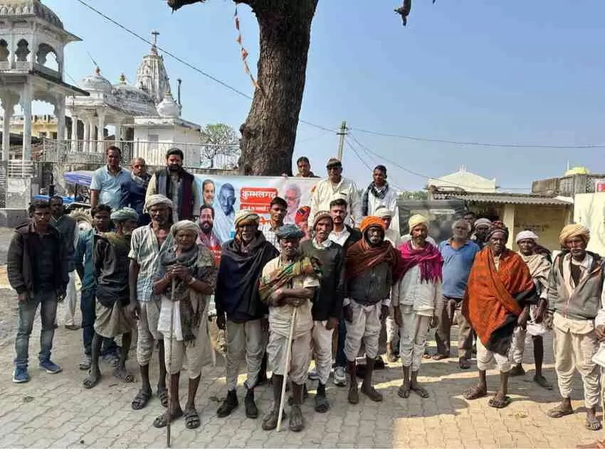कुंभलगढ़ में गूंजा नरेगा बचाओ संग्राम: योगेंद्र सिंह परमार ने सरकार को ललकारा, कहा- मजदूरों का हक छीना तो होगा बड़ा आंदोलन