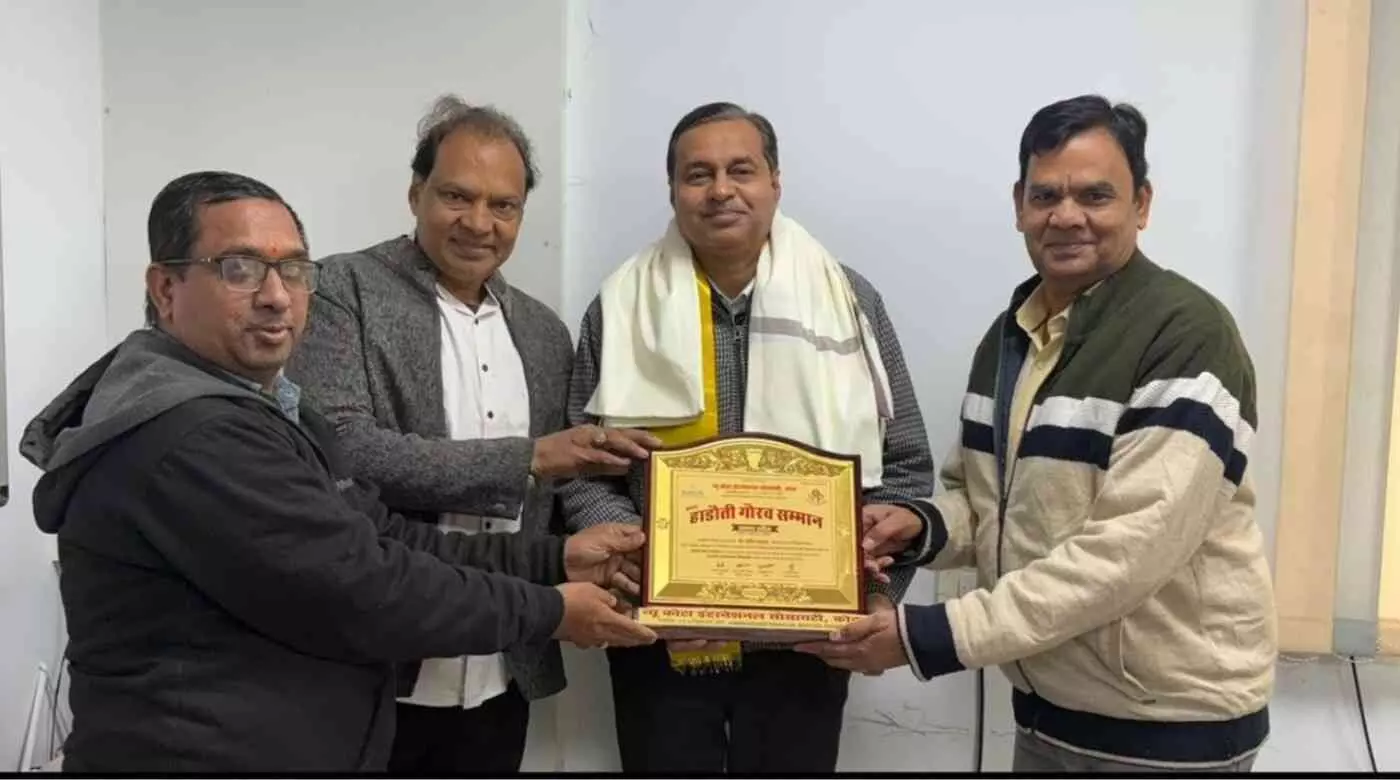 कोटा: नगर नियोजन के शिल्पी संदीप दंडवते हाड़ौती गौरव सम्मान–2026 से अलंकृत, चंबल की धरा पर विकास को दी नई ऊंचाइयां