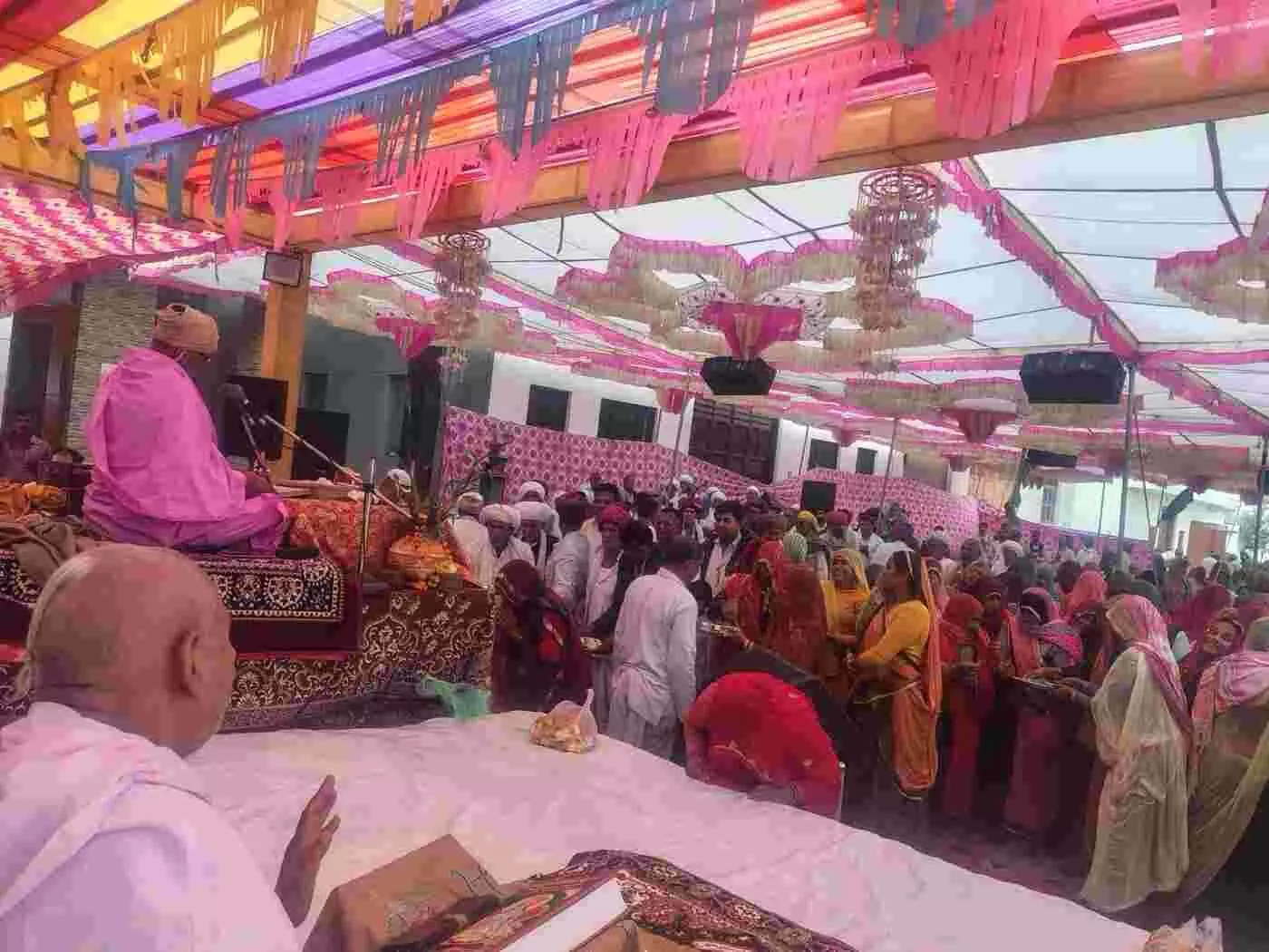 केलवा: शांति नगर में गूंजे नारायण के जयकारे, संत निर्मल महाराज ने जीवंत किया भगवान के 24 अवतारों का अलौकिक प्रसंग