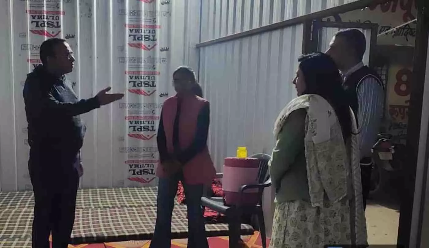 चित्तौड़गढ़ में कड़कड़ाती ठंड के बीच रैन बसेरों पर सर्जिकल स्ट्राइक, व्यवस्थाएं देख सचिव ने दिए सख्त निर्देश