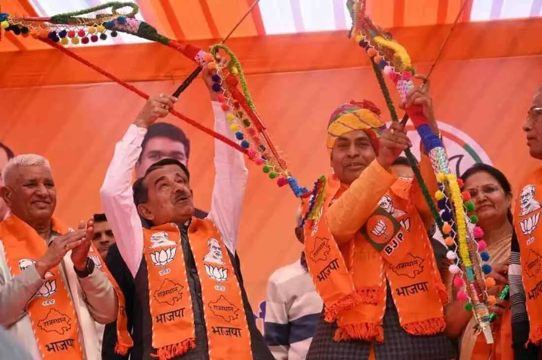 जयपुर में भाजपा का शक्ति प्रदर्शन: गोपीचंद मीणा ने संभाला एसटी मोर्चा की कमान, रामलला के स्थापना दिवस पर गूंजा ट्रिपल इंजन सरकार का संकल्प