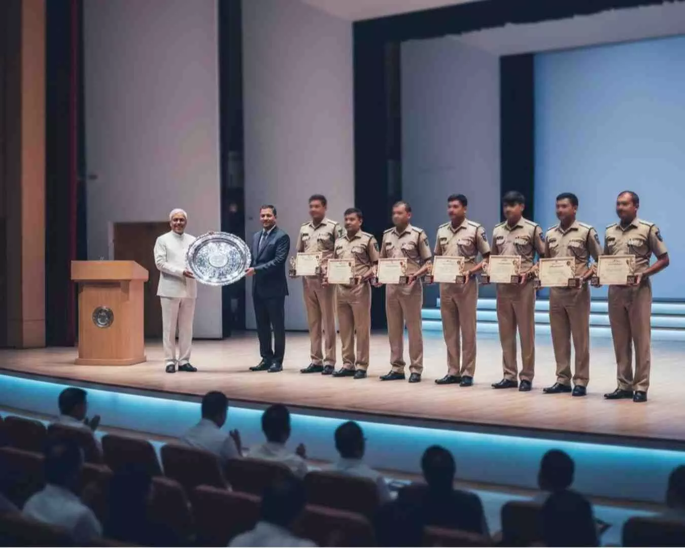 Ai generated image-सोलापुर रेलवे की ऐतिहासिक उपलब्धि: ७०वें विशिष्ट रेल सेवा पुरस्कारों में छाया मध्य रेलवे का यह मंडल